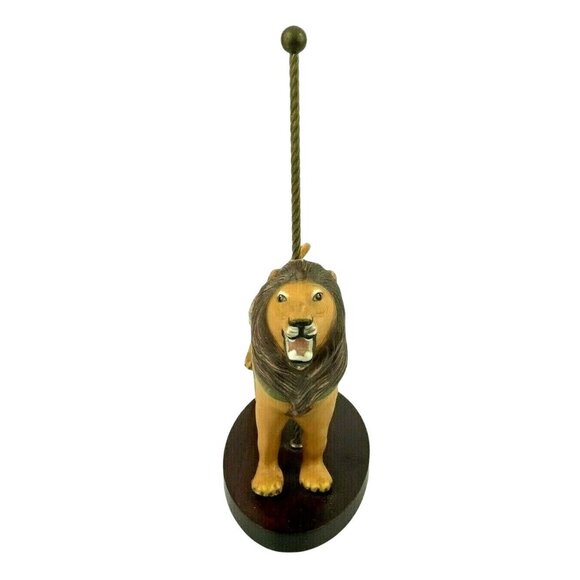 The Franklin Mint Treasury Of Carousel Art Lion Figurine By William Manns 1988 - Picture 3 of 8